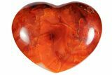 Colorful Carnelian Agate Heart #121547-1